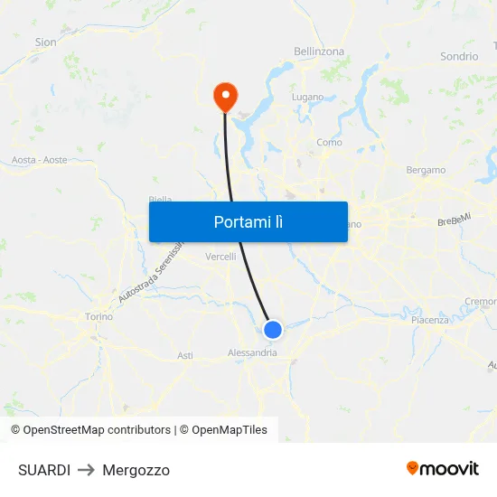 SUARDI to Mergozzo map