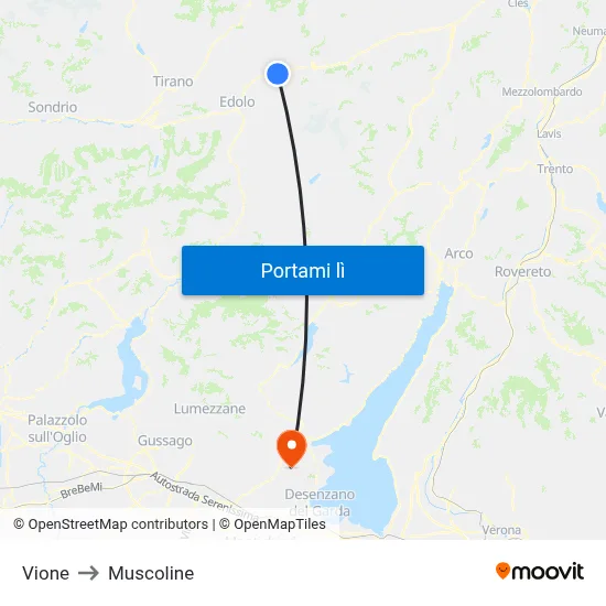 Vione to Muscoline map