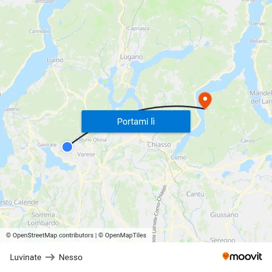 Luvinate to Nesso map