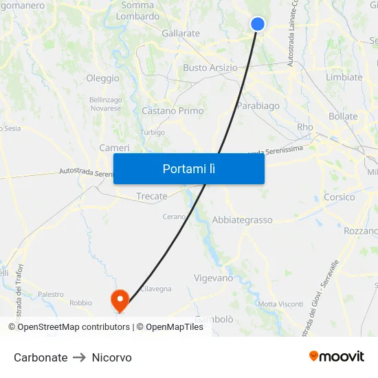 Carbonate to Nicorvo map