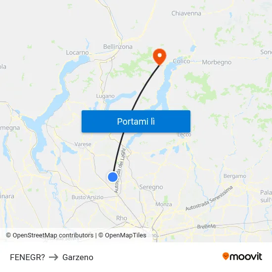 FENEGR? to Garzeno map