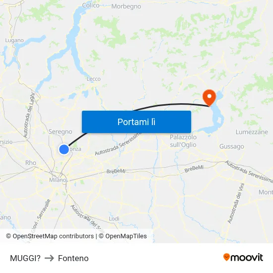 MUGGI? to Fonteno map