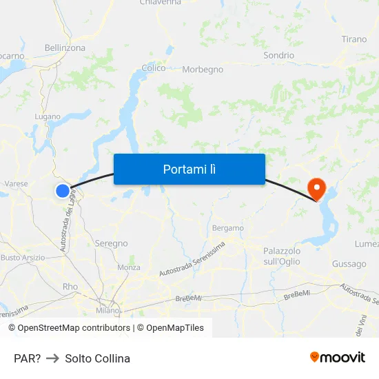 PAR? to Solto Collina map