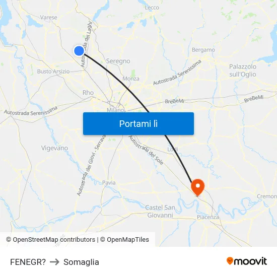 FENEGR? to Somaglia map