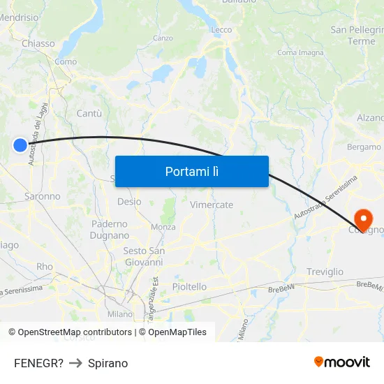 FENEGR? to Spirano map