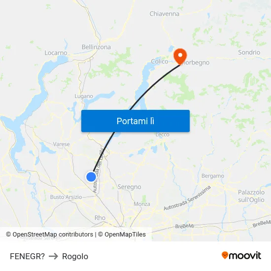 FENEGR? to Rogolo map
