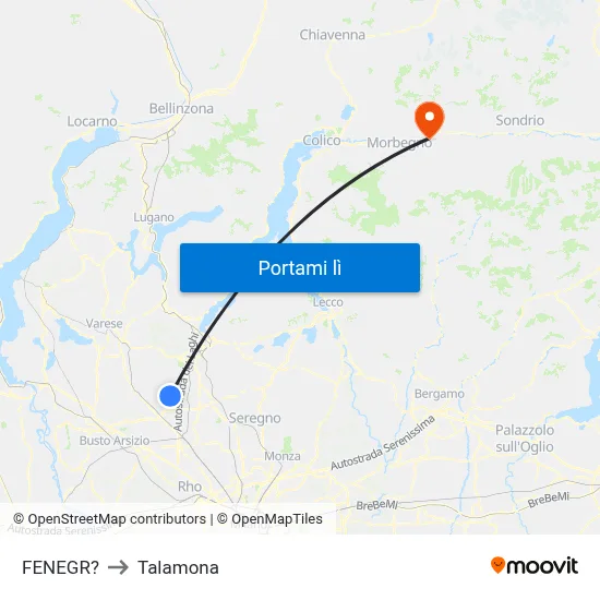 FENEGR? to Talamona map