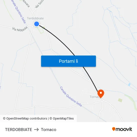 TERDOBBIATE to Tornaco map