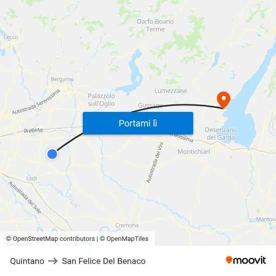 Quintano to San Felice Del Benaco map