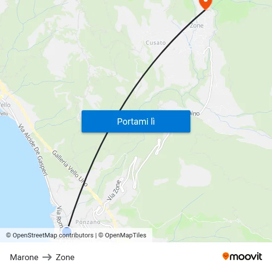 Marone to Zone map