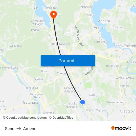 Suno to Ameno map