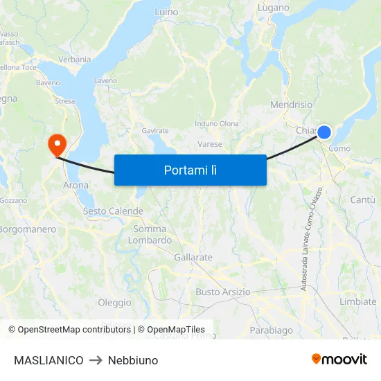 MASLIANICO to Nebbiuno map
