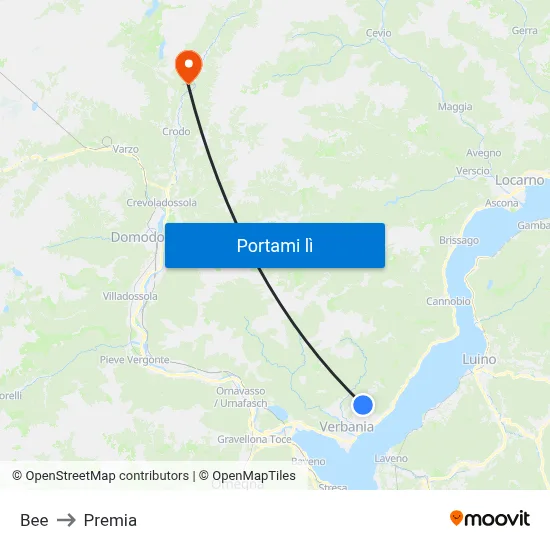 Bee to Premia map