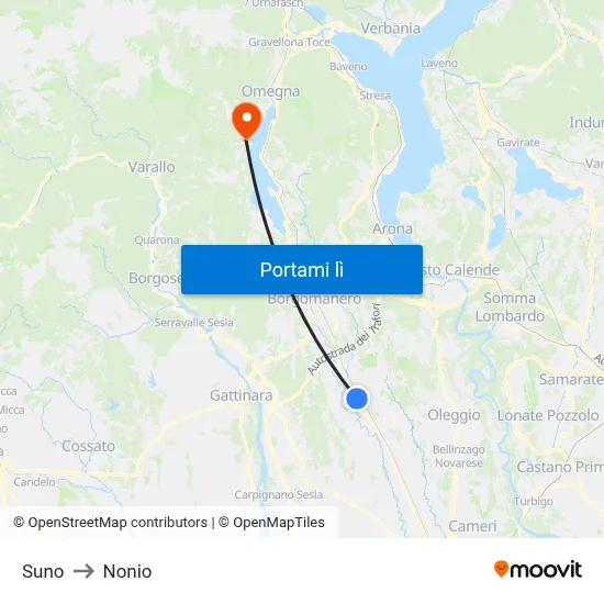 Suno to Nonio map