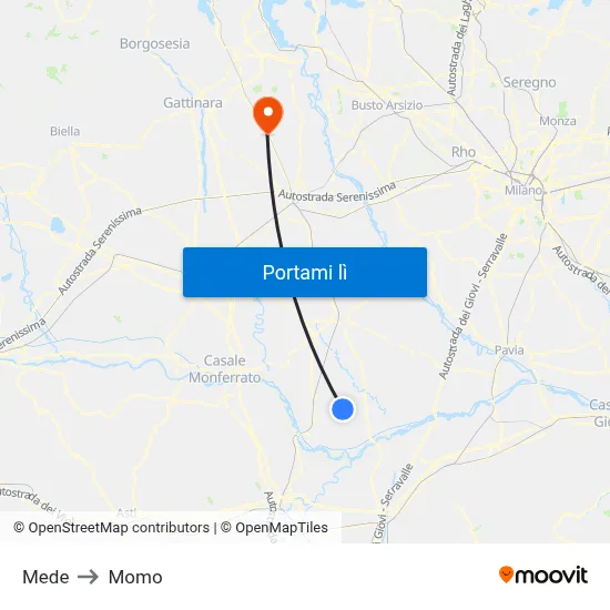 Mede to Momo map