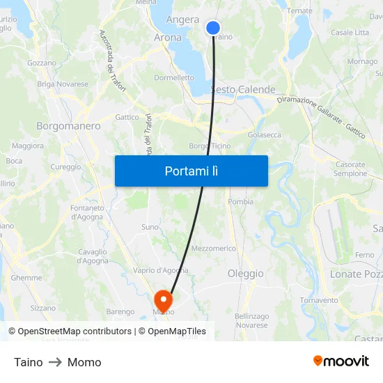Taino to Momo map