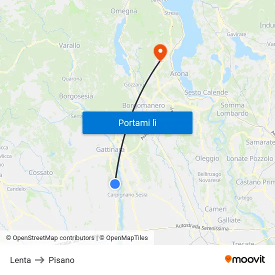 Lenta to Pisano map