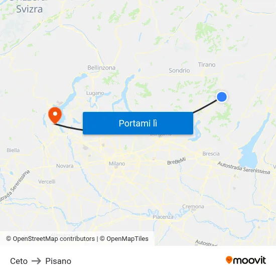 Ceto to Pisano map