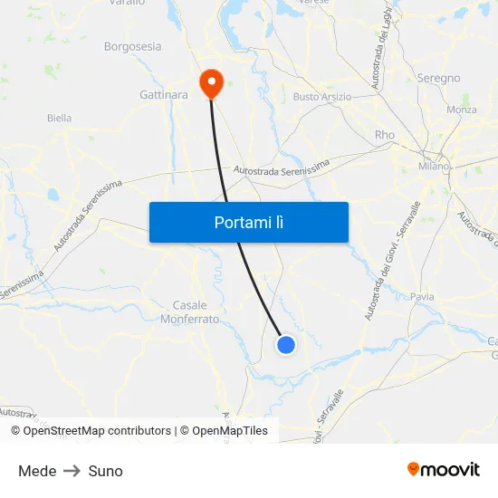 Mede to Suno map
