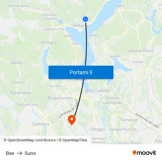 Bee to Suno map