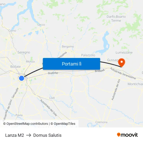Lanza M2 to Domus Salutis map