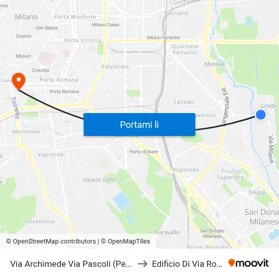 Via Archimede Via Pascoli (Peschiera B.) to Edificio Di Via Roentgen map
