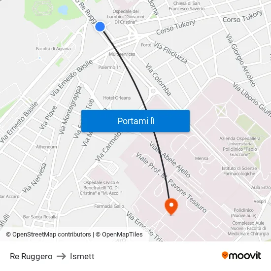 Re Ruggero to Ismett map