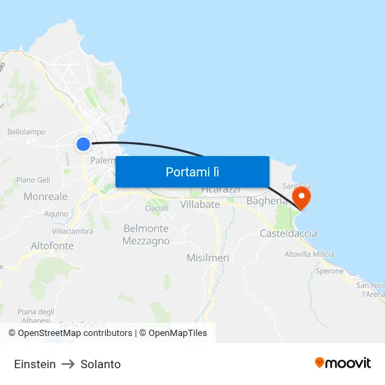 Einstein to Solanto map