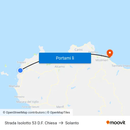 Strada Isolotto 53 D.F. Chiesa to Solanto map