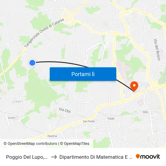 Poggio Del Lupo, Narcisi to Dipartimento Di Matematica E Informatica map