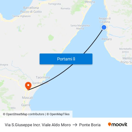 Via S.Giuseppe  Incr. Viale Aldo Moro to Ponte Boria map