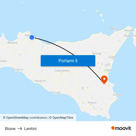 Bione to Lentini map