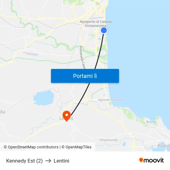 Kennedy Est (2) to Lentini map