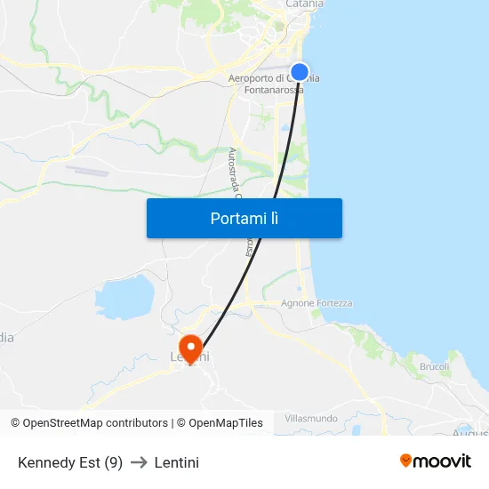 Kennedy Est (9) to Lentini map