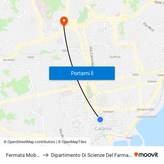 Fermata Mobile Amts to Dipartimento Di Scienze Del Farmaco E Della Salute map