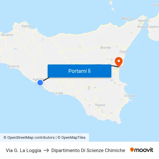 Via G. La Loggia to Dipartimento Di Scienze Chimiche map
