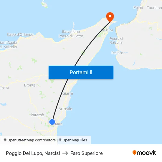 Poggio Del Lupo, Narcisi to Faro Superiore map