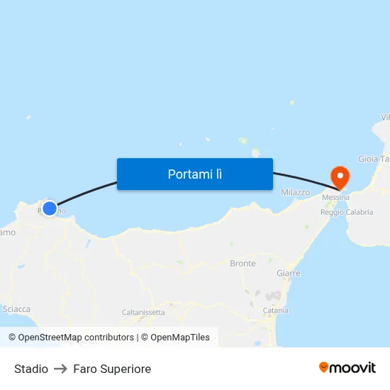 Stadio to Faro Superiore map