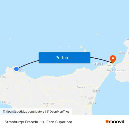 Strasburgo Francia to Faro Superiore map