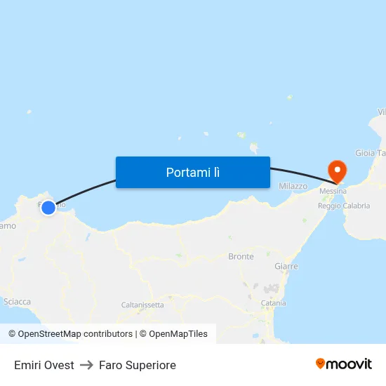 Emiri Ovest to Faro Superiore map