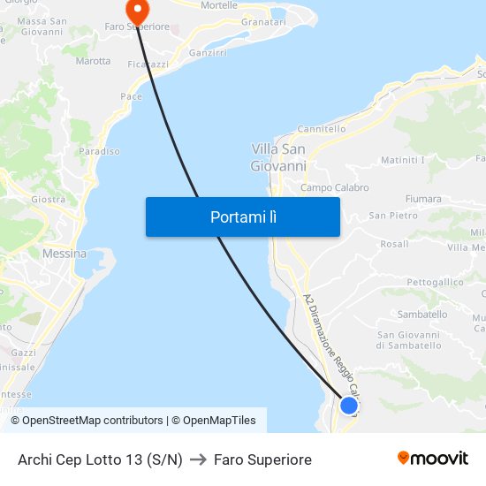Archi Cep  Lotto 13 (S/N) to Faro Superiore map