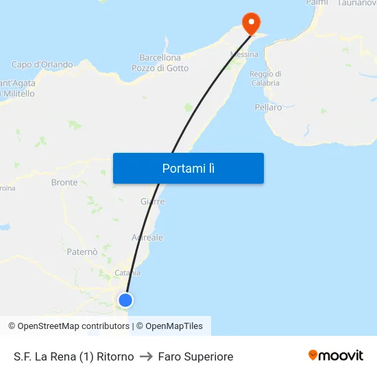 S.F. La Rena (1) Ritorno to Faro Superiore map