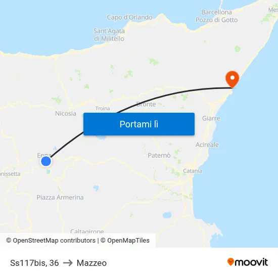 Ss117bis, 36 to Mazzeo map