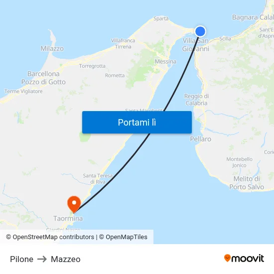 Pilone to Mazzeo map