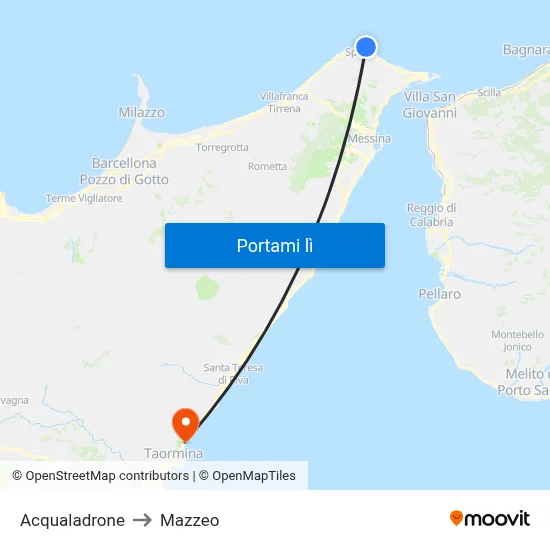 Acqualadrone to Mazzeo map