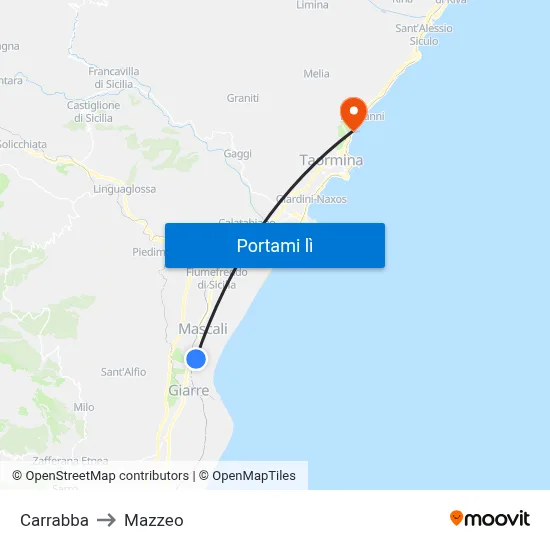 Carrabba to Mazzeo map