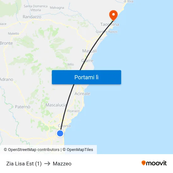 Zia Lisa Est (1) to Mazzeo map