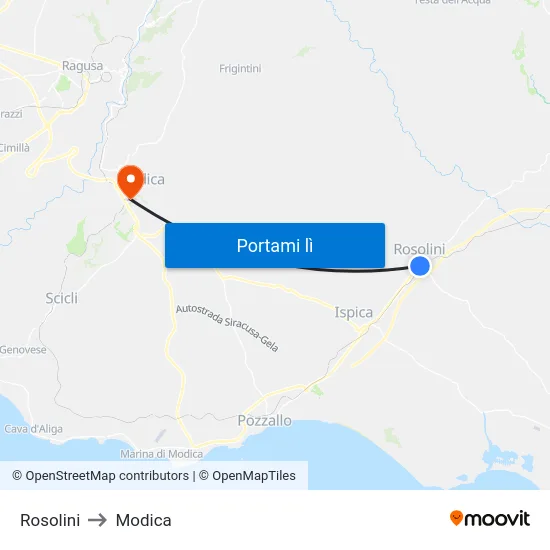 Rosolini to Modica map