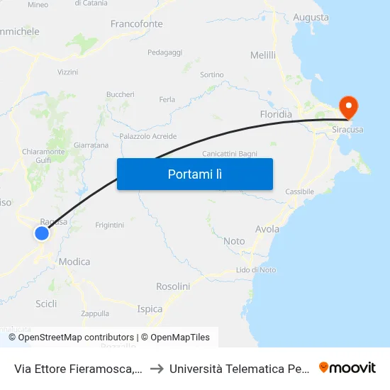 Via Ettore Fieramosca, 224 to Università Telematica Pegaso map