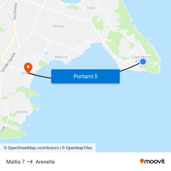 Mallia 7 to Arenella map